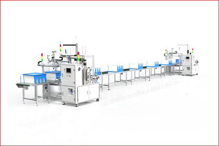 V型过滤器灌胶线